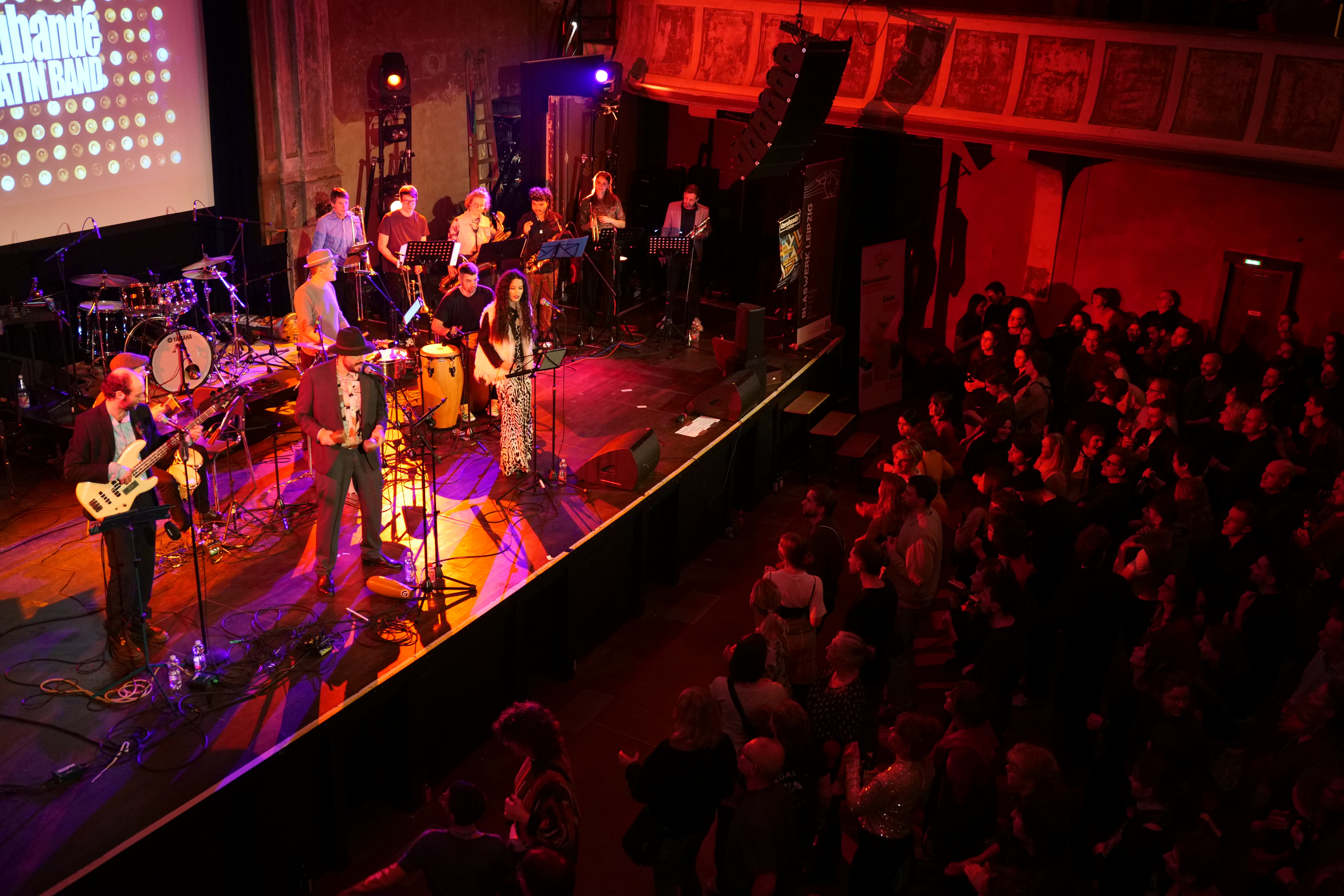 Curubandé Latin Band performing at Blaswerk, Leipzig